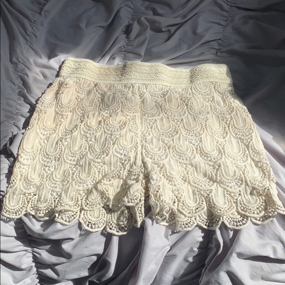 Crochet shorts